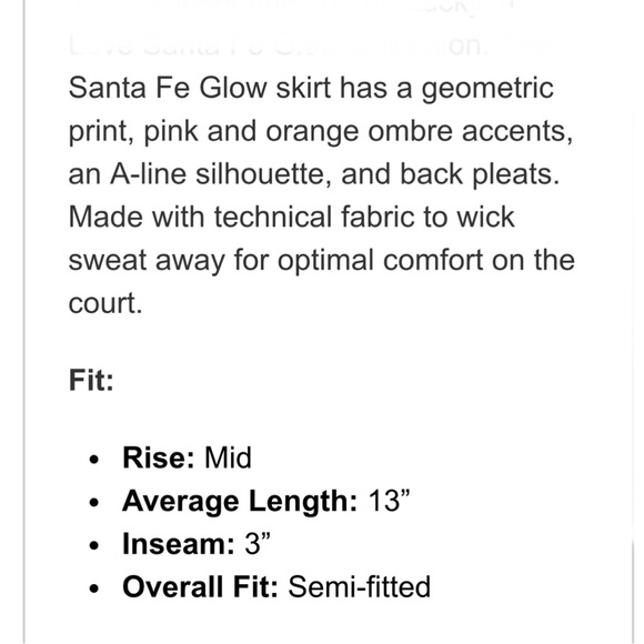 Lucky in Love Santa Fe Glow Skirt NWT! - Picture 8 of 11